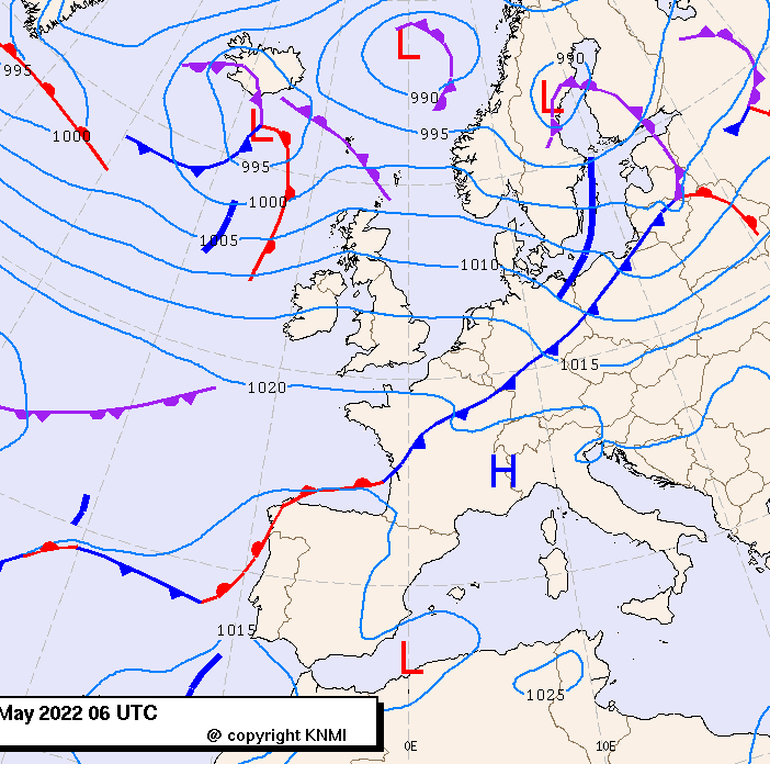 Previsioni meteo per giovedì 12, venerdì 13, sabato 14 (maggio)