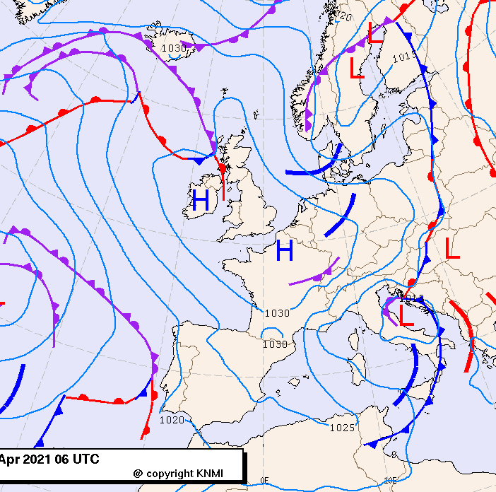 Previsioni meteo per martedì 13, giovedì 14, venerdì 15 (aprile)