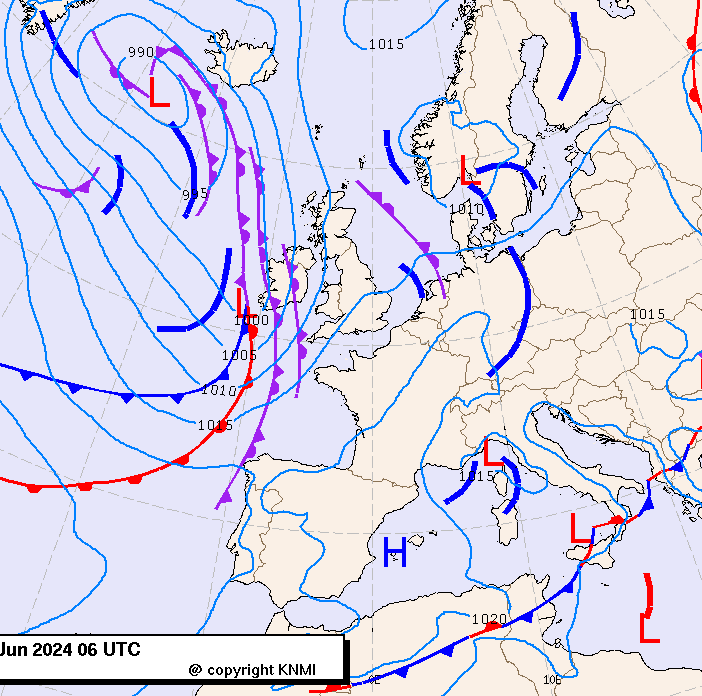 Previsioni meteo per giovedì 13, venerdì 14, sabato 15 (giugno)