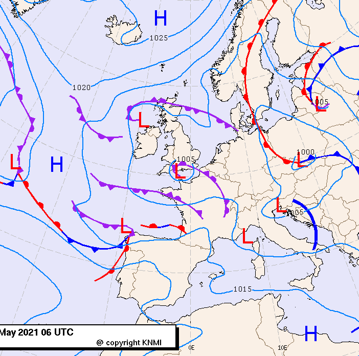 Previsioni meteo per giovedì 13, venerdì 14, sabato 15 (maggio)