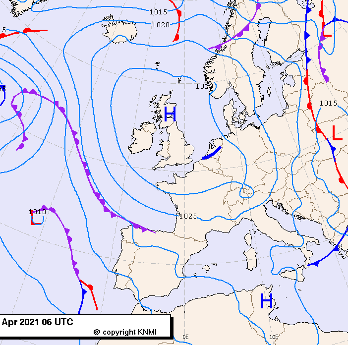 Previsioni meteo per mercoledì 14, giovedì 15, venerdì 16 (aprile)