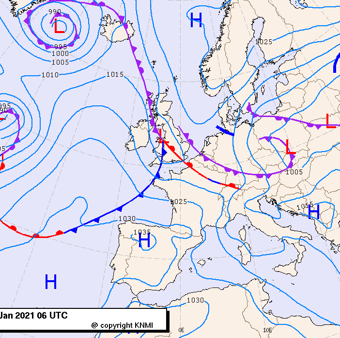 Previsioni meteo per giovedì 14, venerdì 15, sabato 16 (gennaio)