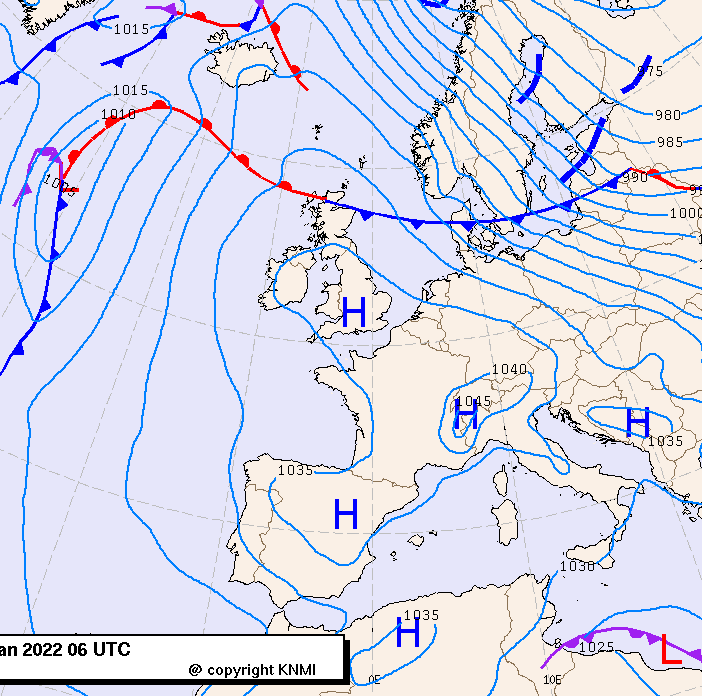 Previsioni meteo per venerdì 14, sabato 15, domenica 16 (gennaio)