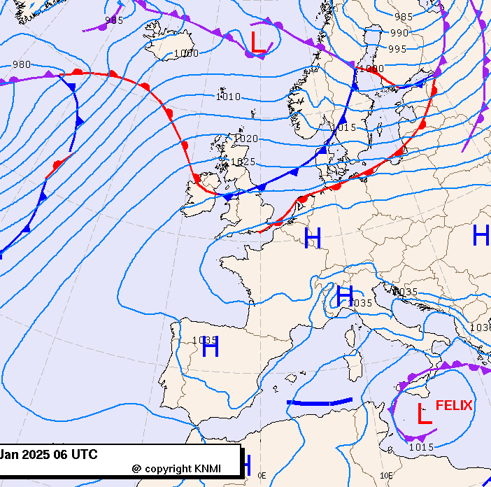 Previsioni meteo per martedì 14, mercoledì 15, giovedì 16 (gennaio)