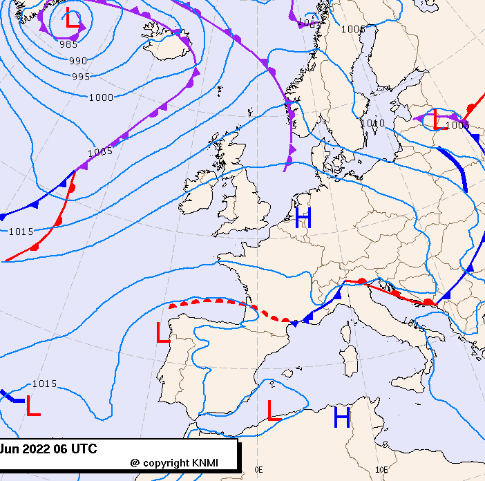 Previsioni meteo per martedì 14, mercoledì 15, giovedì 16 (giugno)