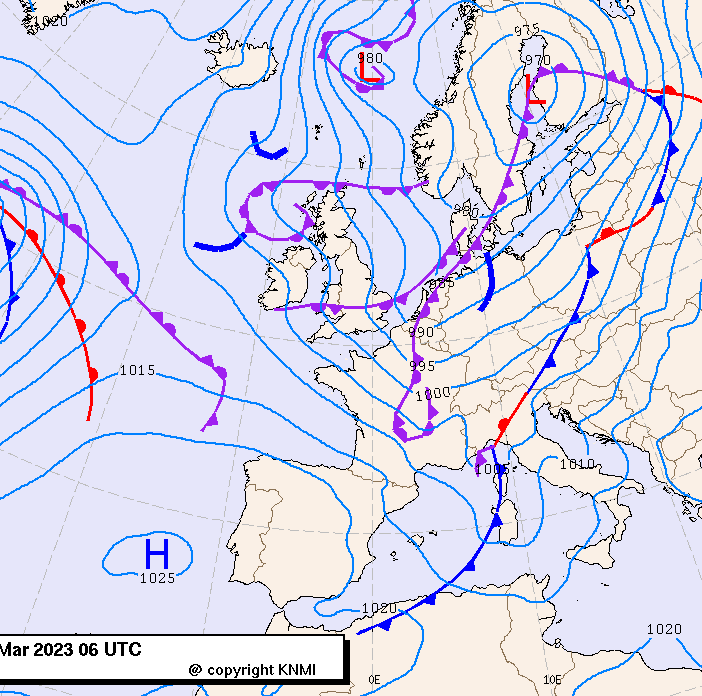 Previsioni meteo per martedì 14, mercoledì 15, giovedì 16 (marzo)