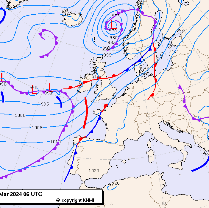 Previsioni meteo per giovedì 14, venerdì 15, sabato 16 (marzo)