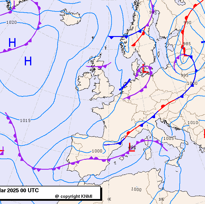 Previsioni meteo per venerdì 14, sabato 15, domenica 16 (marzo)