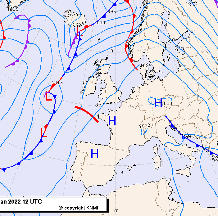Previsioni meteo per sabato 15, domenica 16, lunedì 17 (gennaio)