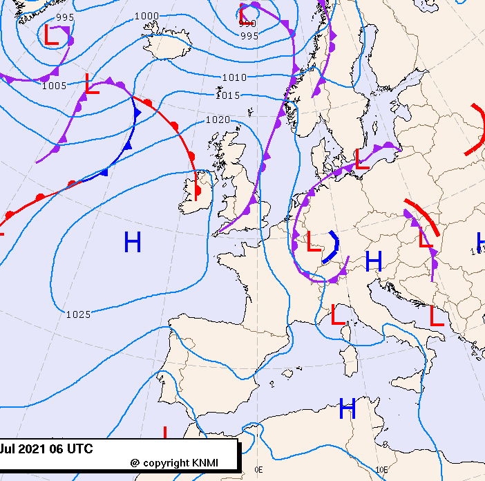 Previsioni meteo per giovedì 15, venerdì 16, sabato 17 (luglio)