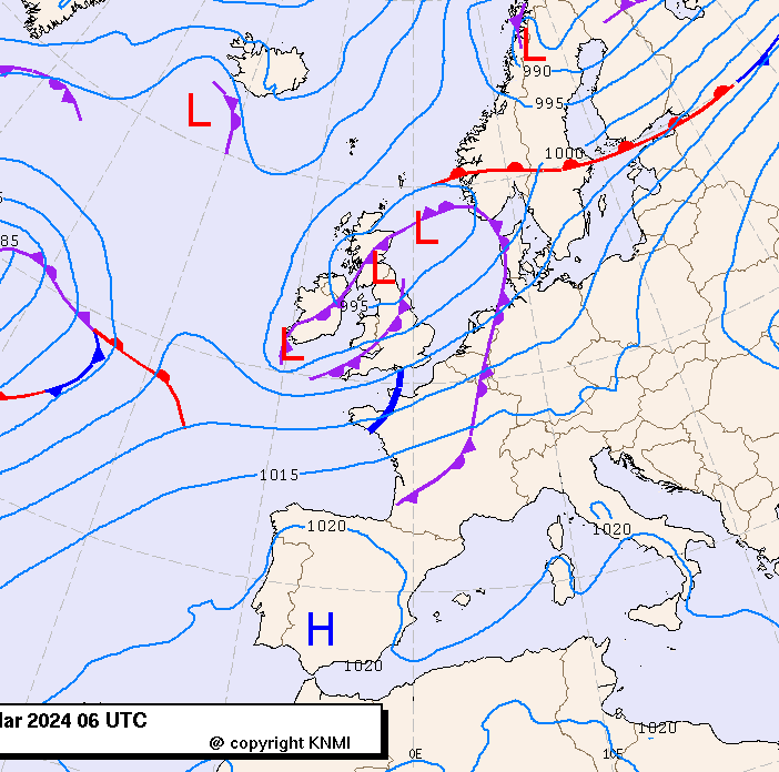 Previsioni meteo per venerdì 15, sabato 16, domenica 17 (marzo)