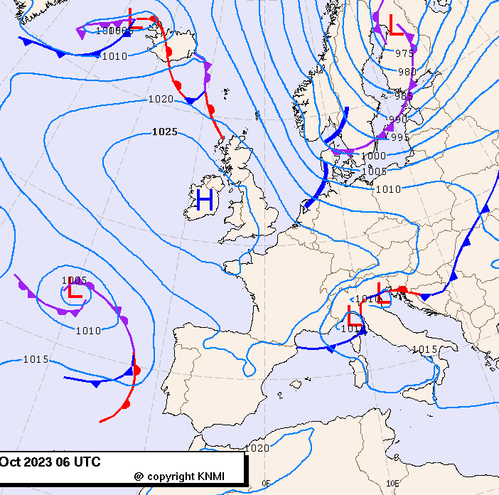 Previsioni meteo per domenica 15, lunedì 16, martedì 17 (ottobre)