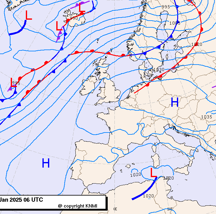 Previsioni meteo per giovedì 16, venerdì 17, sabato 18 (gennaio)