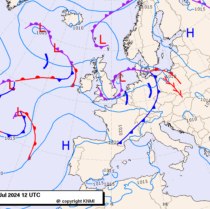Previsioni meteo per martedì 16, mercoledì 17, giovedì 18 (luglio)