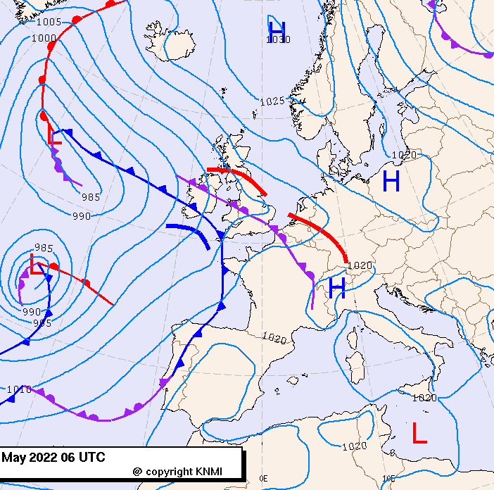 Previsioni meteo per lunedì 16, martedì 17, mercoledì 18 (maggio)
