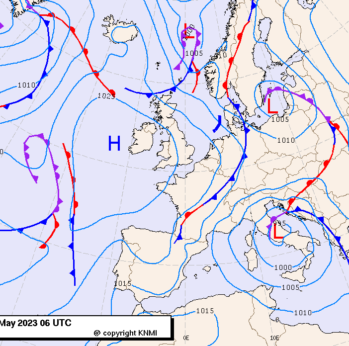 Previsioni meteo per martedì 16, mercoledì 17, giovedì 18 (maggio)
