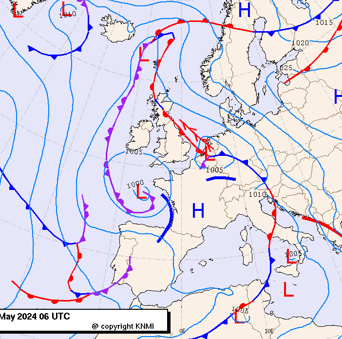 Previsioni meteo per giovedì 16, venerdì 17, sabato 18 (maggio)