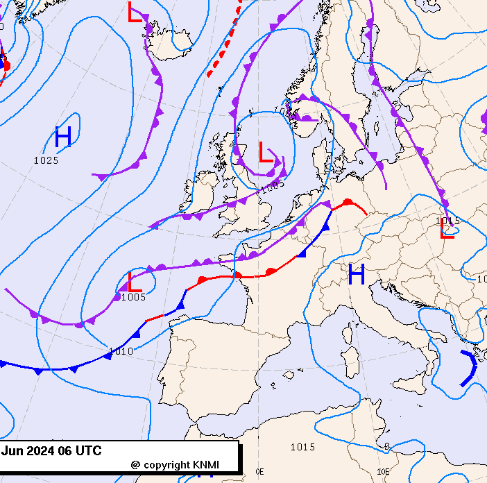 Previsioni meteo per lunedì 17, martedì 18, mercoledì 19 (giugno)