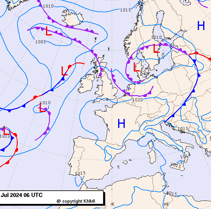 Previsioni meteo per mercoledì 17, giovedì 18, venerdì 19 (luglio)