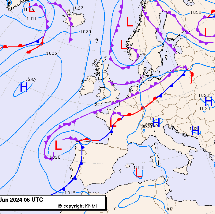 Previsioni meteo per martedì 18, mercoledì 19, giovedì 20 (giugno)