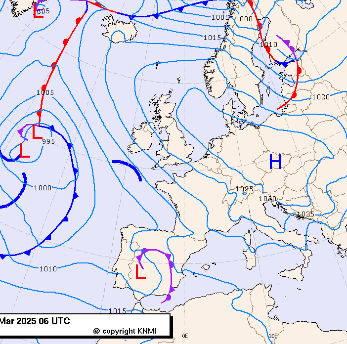 Previsioni meteo per martedì 18, mercoledì 19, giovedì 20 (marzo)