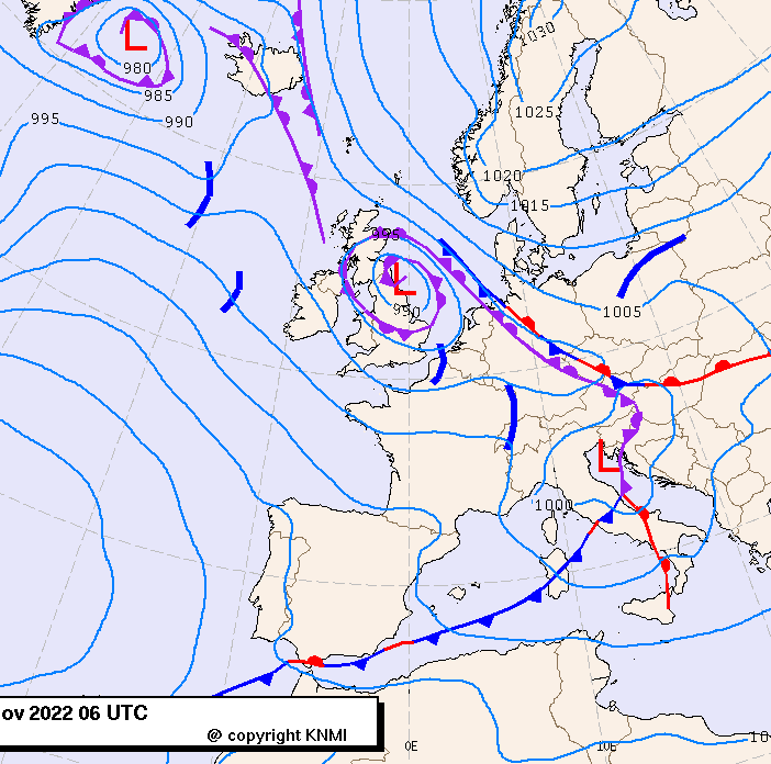 Previsioni meteo per venerdì 18, sabato 19, domenica 20 (novembre)