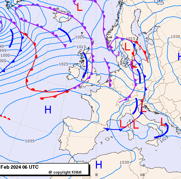 Previsioni meteo per lunedì 19, martedì 20, mercoledì 21 (febbraio)