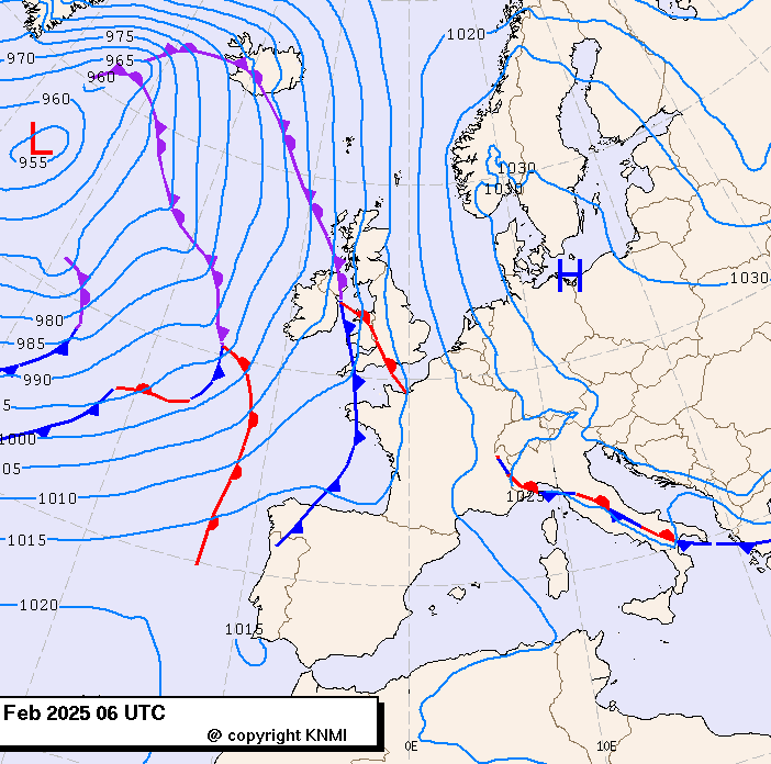 Previsioni meteo per mercoledì 19, giovedì 20, venerdì 21 (febbraio)