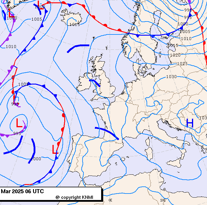 Previsioni meteo per mercoledì 19, giovedì 20, venerdì 21 (marzo)
