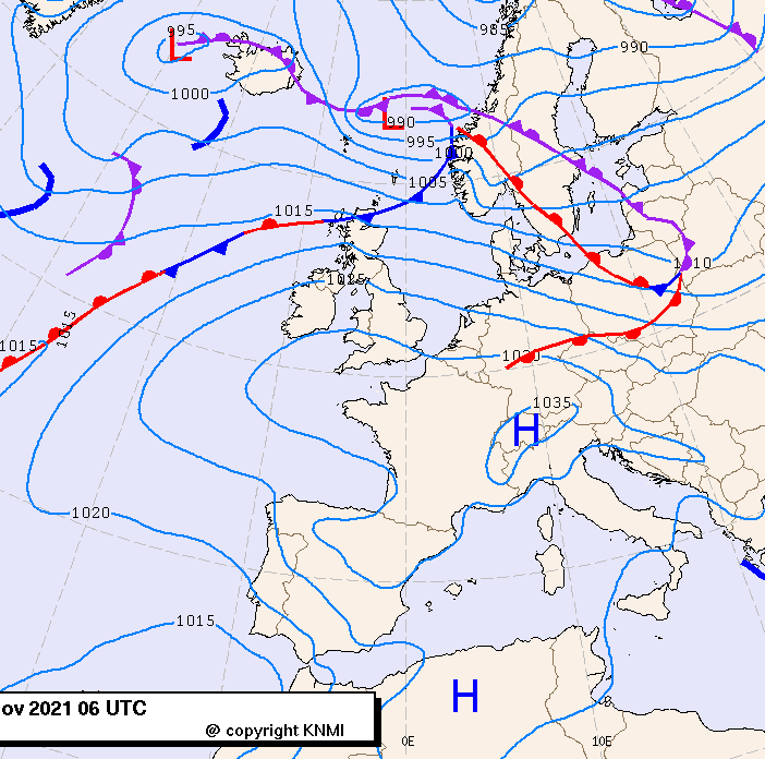 Previsioni meteo per venerdì 19, sabato 20, domenica 21 (novembre)