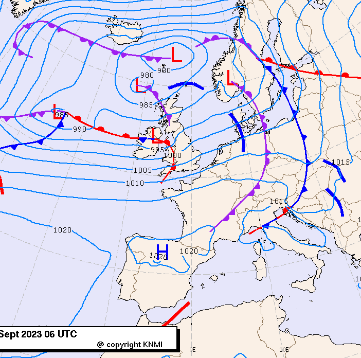 Previsioni meteo per martedì 19, mercoledì 20, giovedì 21 (settembre)