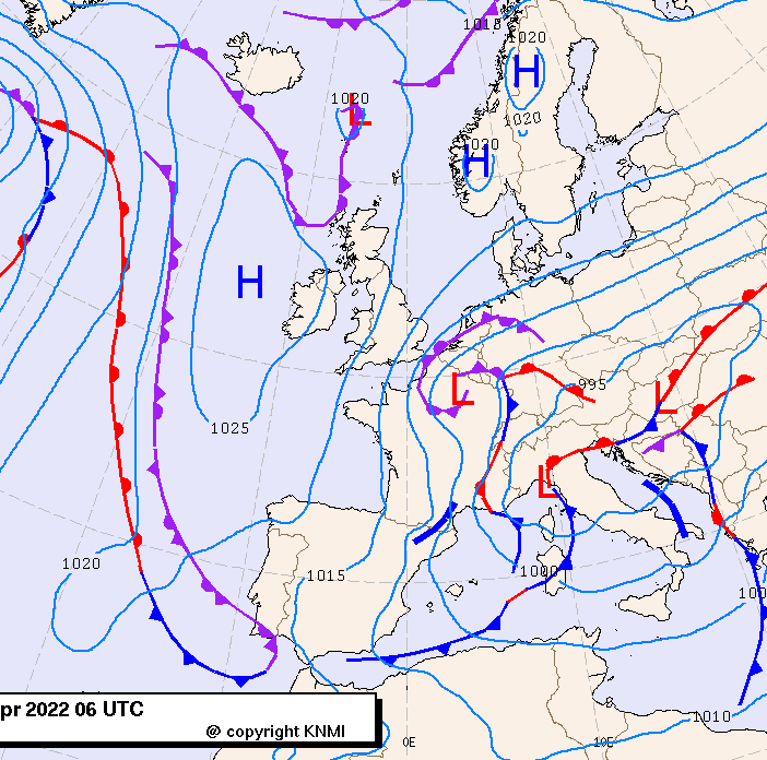 Previsioni meteo per venerdì 1, sabato 2, domenica 3 (aprile)
