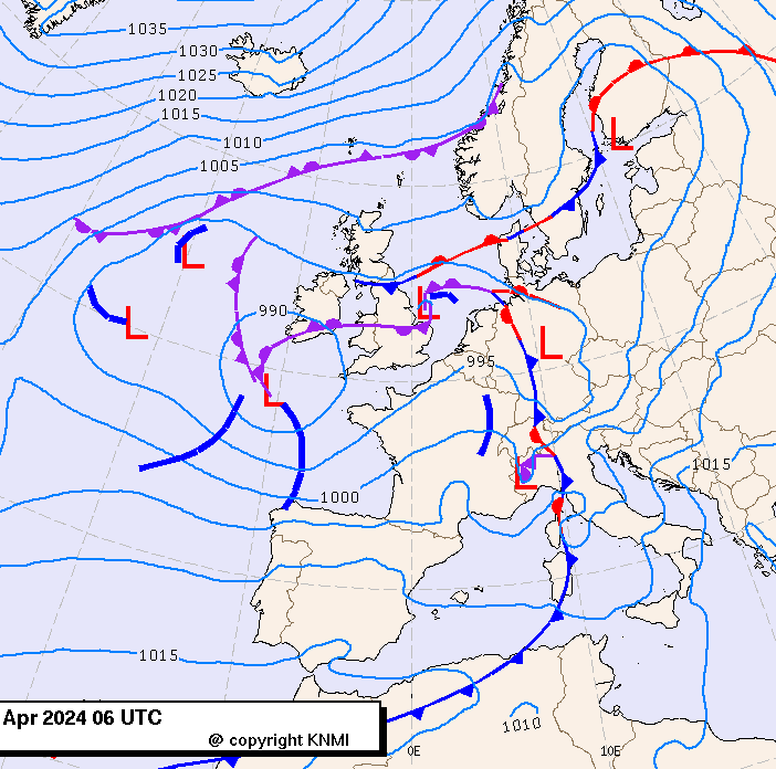 Previsioni meteo per lunedì 1, martedì 2, mercoledì 3 (aprile)