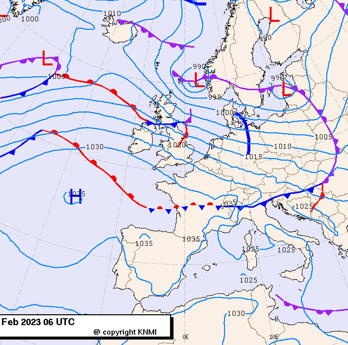 Previsioni meteo per mercoledì 1, giovedì 2, venerdì 3 (febbraio)