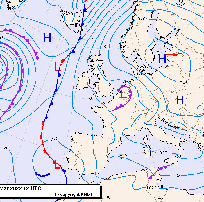 Previsioni meteo per domenica 20, lunedì 21, martedì 22 (marzo)
