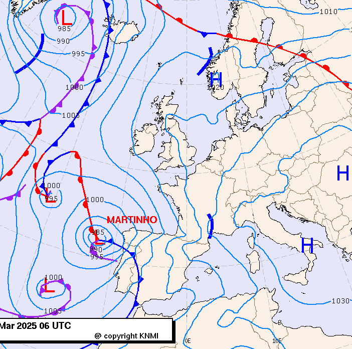 Previsioni meteo per giovedì 20, venerdì 21, sabato 22 (marzo)