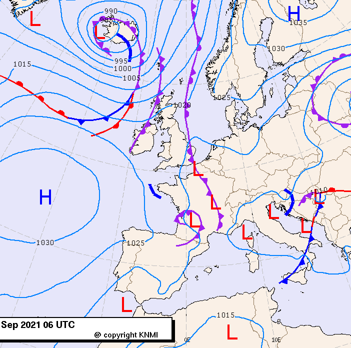 Previsioni meteo per lunedì 20, martedì 21, mercoledì 22 (settembre)