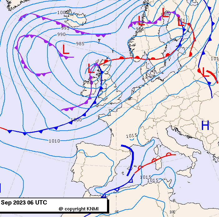 Previsioni meteo per mercoledì 20, giovedì 21, venerdì 22 (settembre)