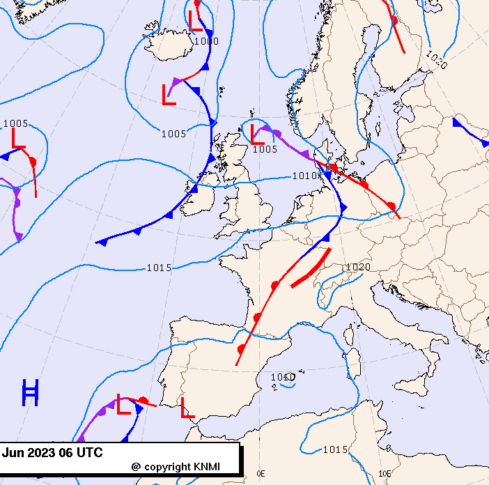 Previsioni meteo per mercoledì 21, giovedì 22, venerdì 23 (giugno)