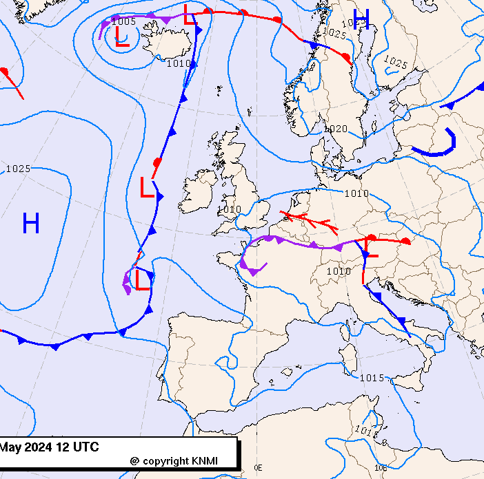 Previsioni meteo per martedì 21, mercoledì 22, giovedì 23 (maggio)