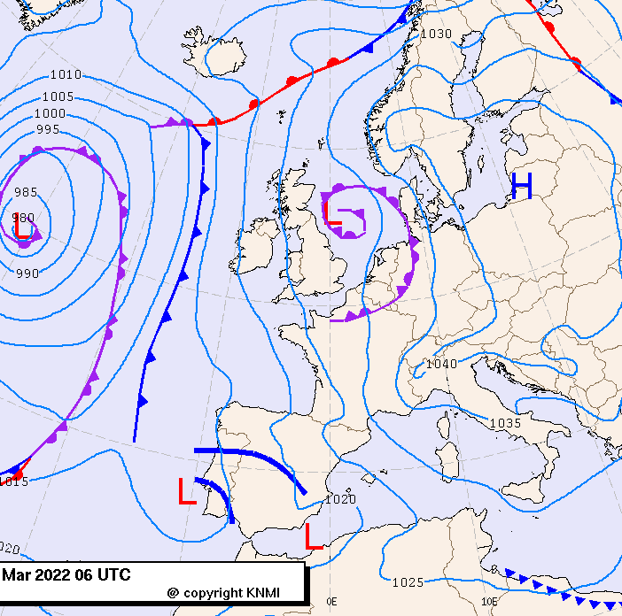Previsioni meteo per lunedì 21, martedì 22, mercoledì 23 (marzo)