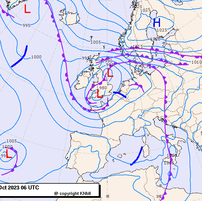 Previsioni meteo per sabato 21, domenica 22, lunedì 23 (ottobre)