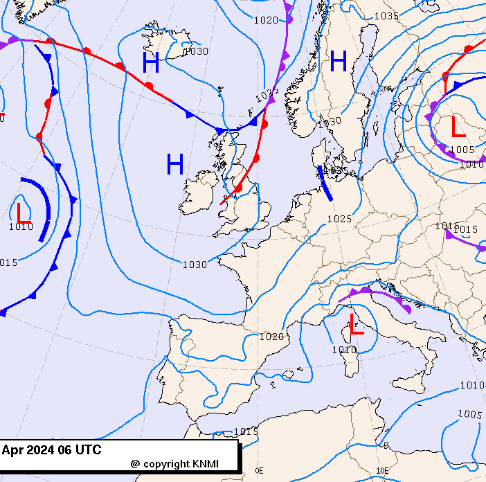Previsioni meteo per lunedì 22, martedì 23, mercoledì 24 (aprile)
