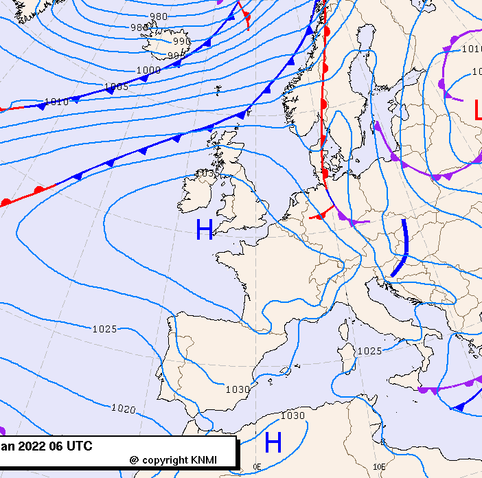 Previsioni meteo per sabato 22, domenica 23, lunedì 24 (gennaio)