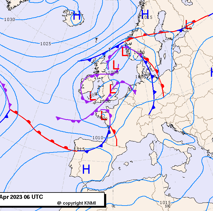 Previsioni meteo per domenica 23, lunedì 24, martedì 25 (aprile)