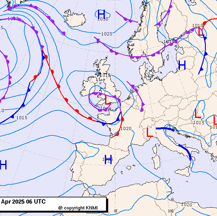 Previsioni meteo per mercoledì 23, giovedì 24, venerdì 25 (aprile)