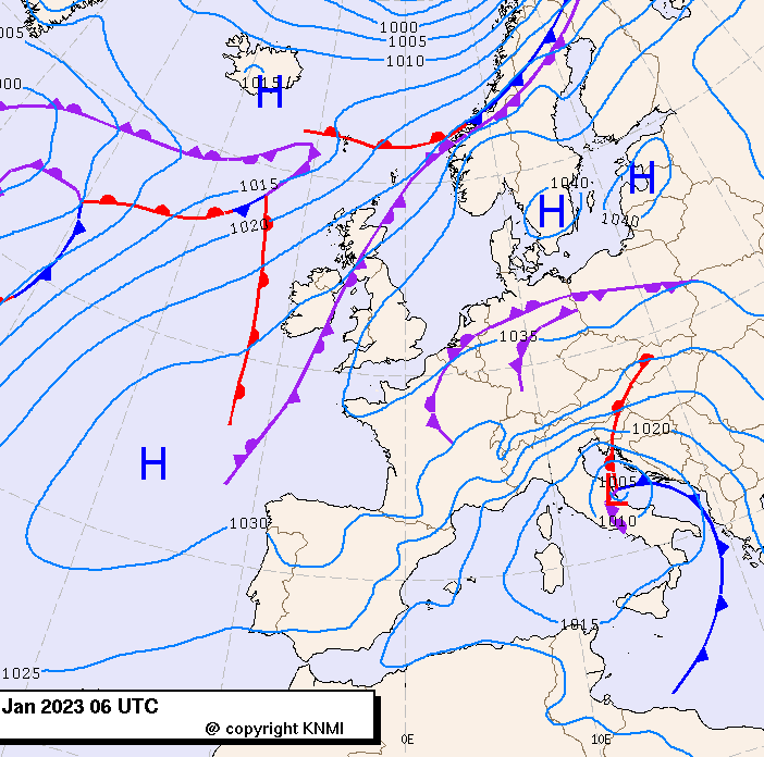 Previsioni meteo per lunedì 23, martedì 24, mercoledì 25 (gennaio)