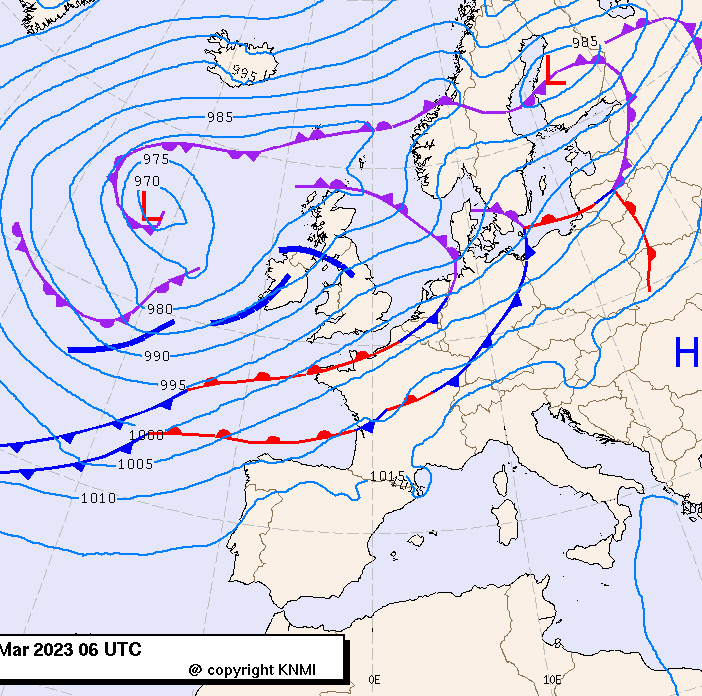 Previsioni meteo per giovedì 23, venerdì 24, sabato 25 (marzo)