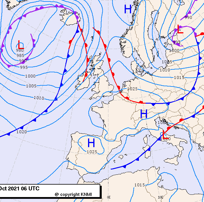 Previsioni meteo per sabato 23, domenica 24, lunedì 25 (ottobre)