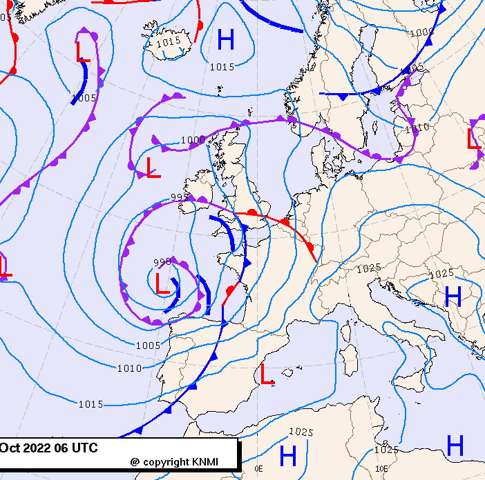 Previsioni meteo per domenica 23, lunedì 24, martedì 25 (ottobre)